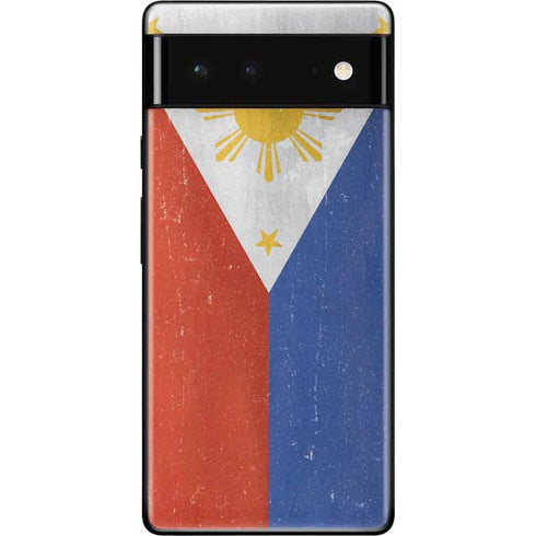 Philippines Flag Distressed Google Pixel 6 Skin